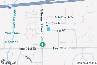 Map image of the property - 11031 Fall Dr