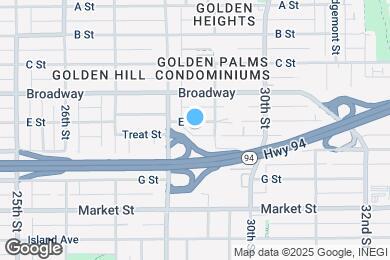 Map image of the property - 2849 E St