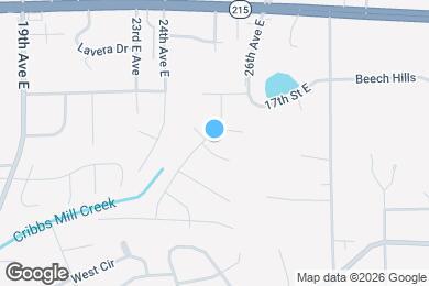 Map image of the property - 2500 19th St E