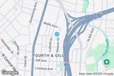 Map image of the property - 1027 Eleanor St