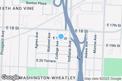 Map image of the property - 3311 E 19th St