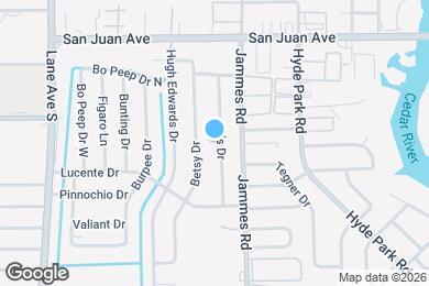 Map image of the property - 2130 Bills Dr