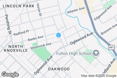 Map image of the property - 937 Shamrock Ave