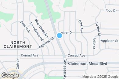 Map image of the property - 5041 Genesee Ave