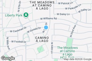 Map image of the property - 22483 N 95th Dr