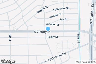 Map image of the property - 855 S Victory Dr