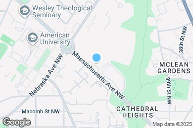 Map image of the property - 4335 Massachusetts Ave NW
