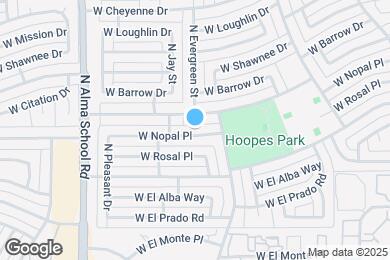 Map image of the property - 708 W Nopal Pl