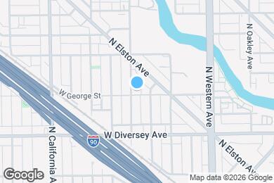 Map image of the property - 2901 N Rockwell St