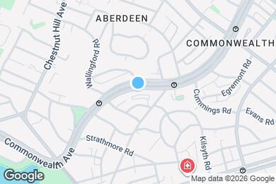 Map image of the property - 1742 Commonwealth Avenue