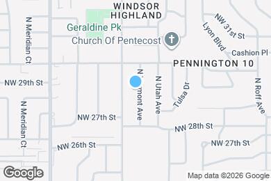 Map image of the property - 3009 N Vermont Ave