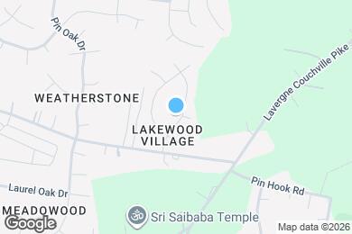 Map image of the property - 1829 Lakewood Village Dr