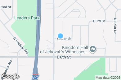 Map image of the property - 2809 E Pearl St