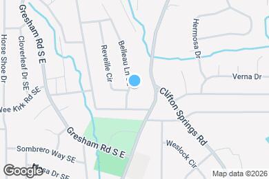 Map image of the property - 2928 Belleau Ln SE