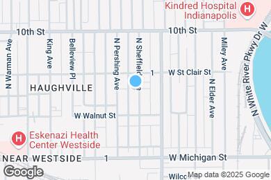 Map image of the property - 742 N Sheffield Ave