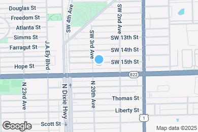 Map image of the property - 261 SW 15th St