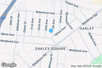 Map image of the property - 4115 34th Avenue