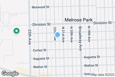 Map image of the property - 1305 N 22nd Ave