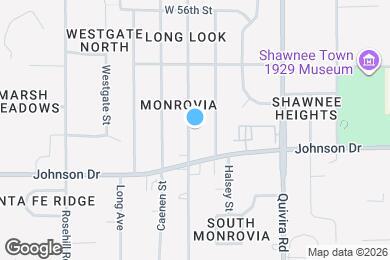 Map image of the property - 5811 Monrovia St