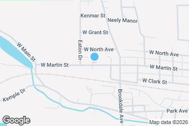 Map image of the property - 834 W Martin St