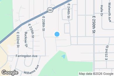 Map image of the property - 311 E 241st St