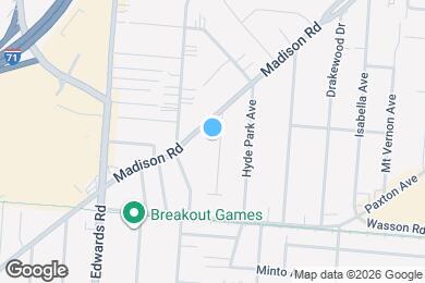 Map image of the property - 3767 Andrew Ave