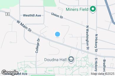 Map image of the property - Twin Pines Apartments