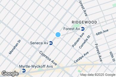 Map image of the property - 750 Onderdonk Ave