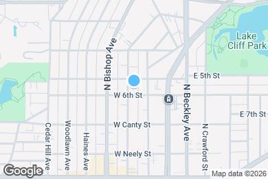 Map image of the property - Beautifully renovated Bishop Arts District home near Lake Cliff Park