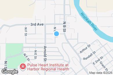 Map image of the property - 1318 N C St