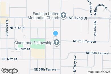 Map image of the property - 7029 N Harrison St