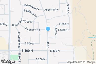 Map image of the property - 610 N 400 W