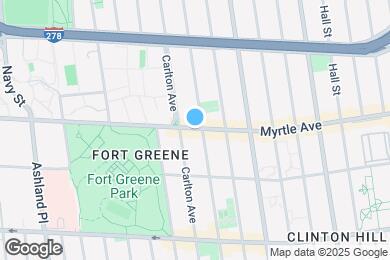 Map image of the property - 3.5BR 1BA Floor-Through By Fort Greene Park