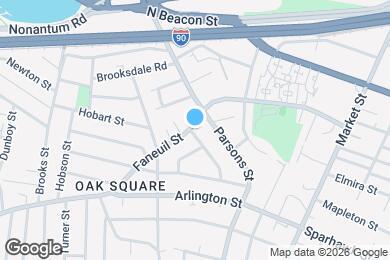 Map image of the property - 148 Faneuil St