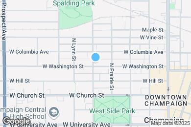 Map image of the property - 412 W Washington St