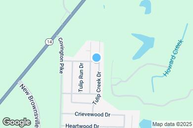 Map image of the property - 4631 Tulip Creek Dr