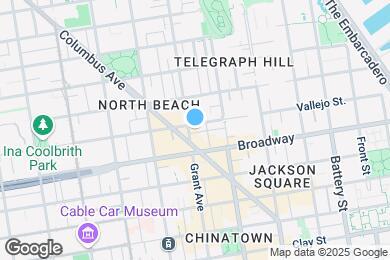 Map image of the property - 579 Vallejo St