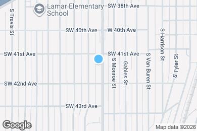 Map image of the property - 4110 S Washington St