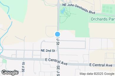 Map image of the property - 319 NE B St