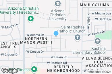 Map image of the property - Acoma Thunderbird Townhomes