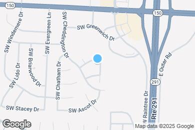 Map image of the property - 3906 SW Chartwell Ct