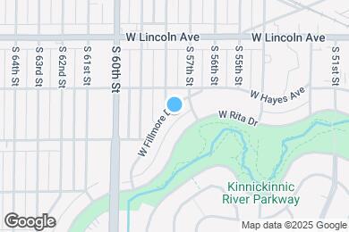 Map image of the property - 5733 W Fillmore Dr