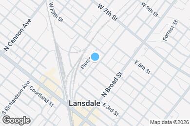 Map image of the property - 424 Walnut St