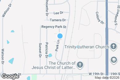 Map image of the property - 1701 Park Ln