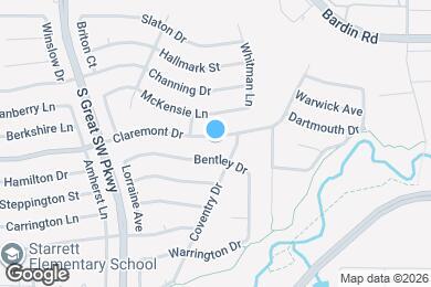 Map image of the property - 2413 Claremont Dr