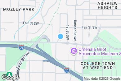 Map image of the property - 1181 Westview Dr SW