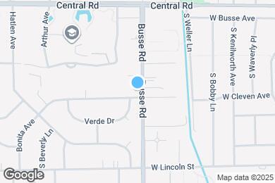 Map image of the property - 1700 Bonita Ave