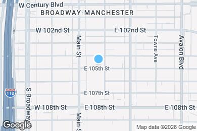 Map image of the property - 147 E 105th St