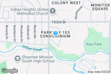 Map image of the property - 5315 w 103rd pl