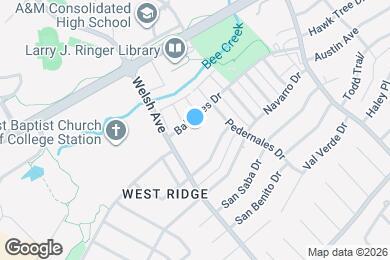 Map image of the property - Brazos Point Apartments